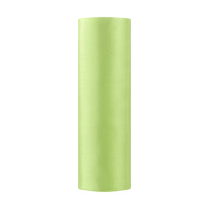Satin Tischläufer 16 cm x 9 m apfelgrün