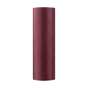 Satin Tischläufer 16 cm x 9 m bordeaux