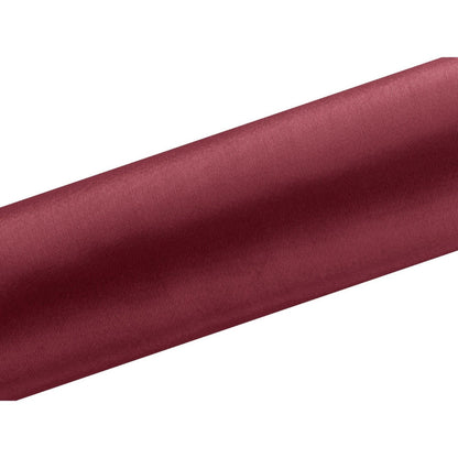 Satin Tischläufer 16 cm x 9 m bordeaux