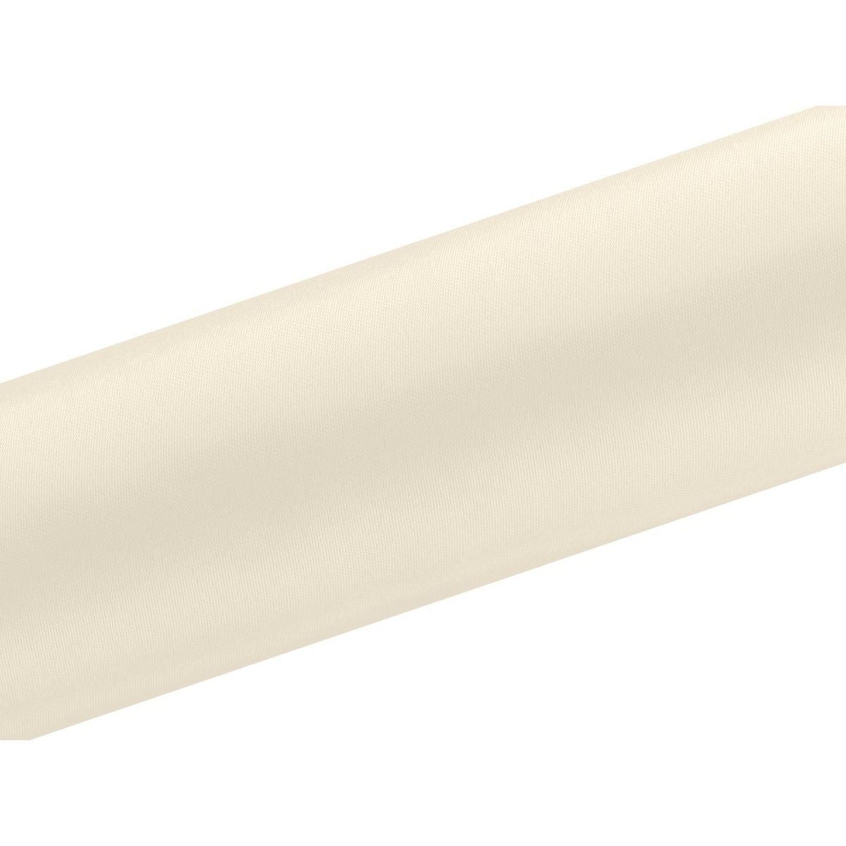Satin Tischläufer 16 cm x 9 m creme