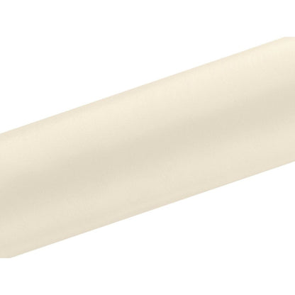 Satin Tischläufer 16 cm x 9 m creme