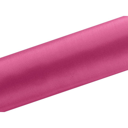 Satin Tischläufer 16 cm x 9 m fuchsia