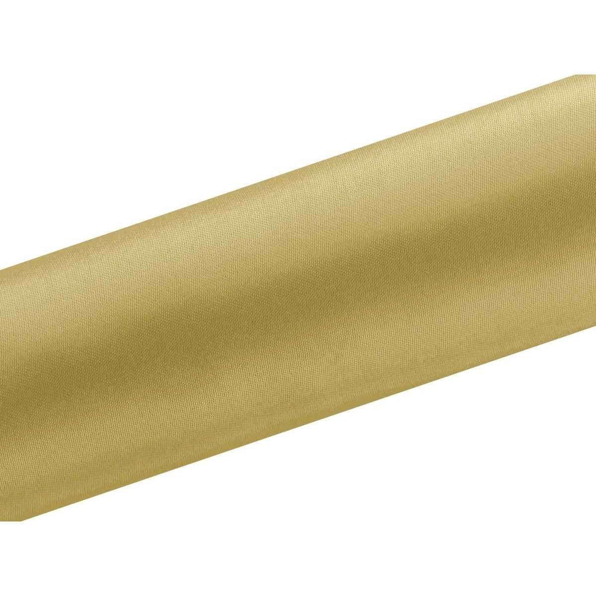 Satin Tischläufer 16 cm x 9 m golden
