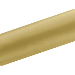 Satin Tischläufer 16 cm x 9 m golden