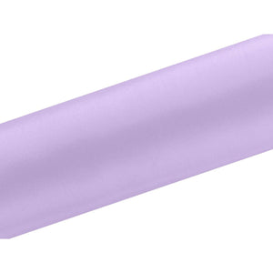 Satin Tischläufer 16 cm x 9 m hellflieder