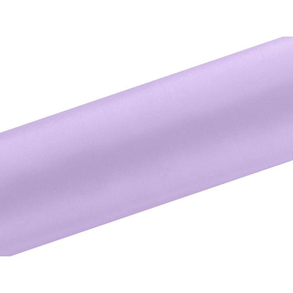 Satin Tischläufer 16 cm x 9 m hellflieder