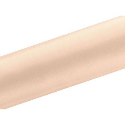 Satin Tischläufer 16 cm x 9 m hellpfirsich