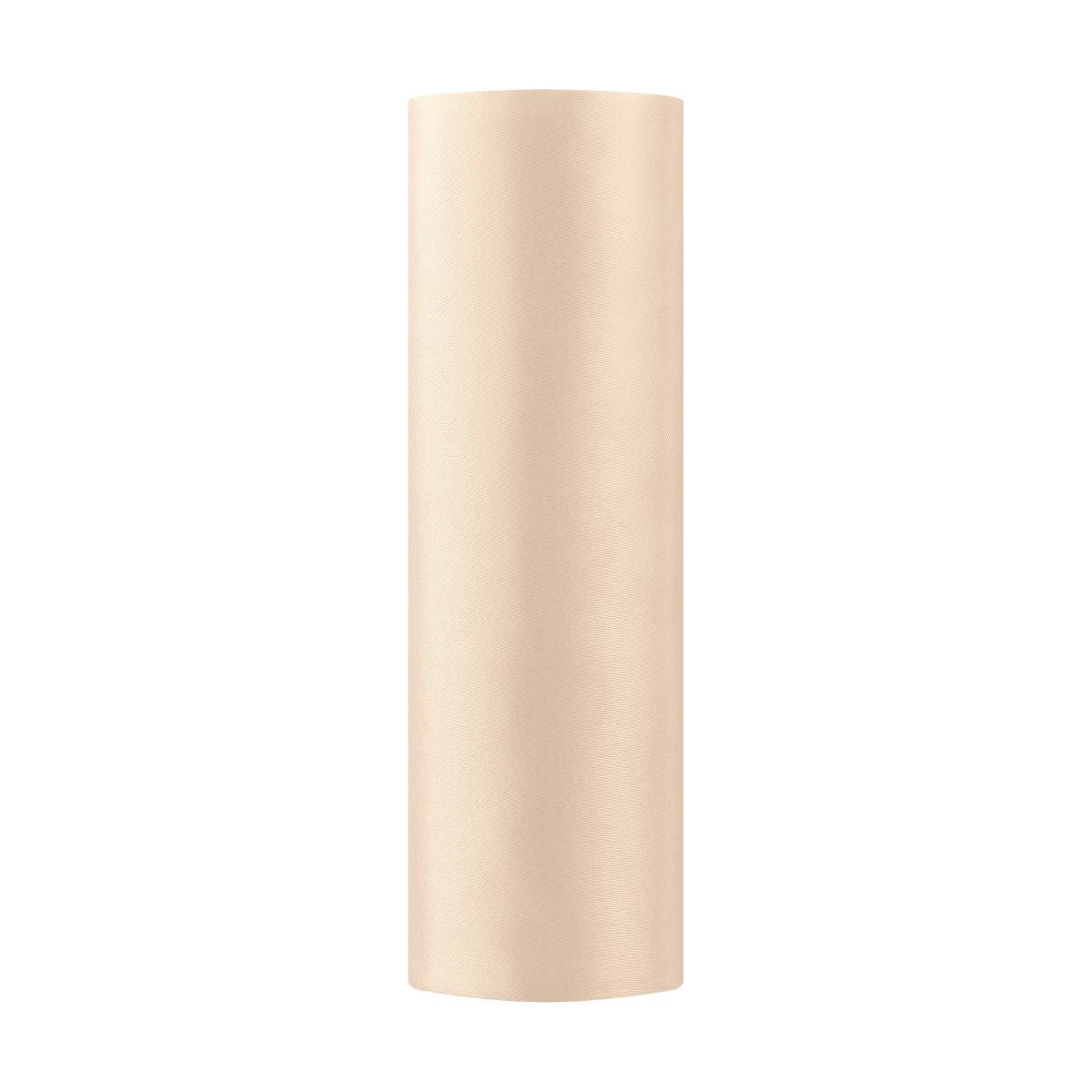 Satin Tischläufer 16 cm x 9 m hellpfirsich