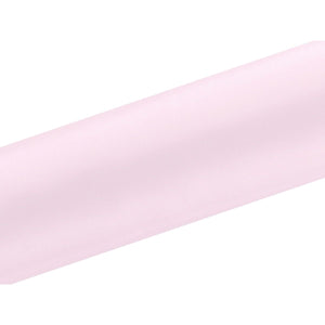 Satin Tischläufer 16 cm x 9 m hellrosa