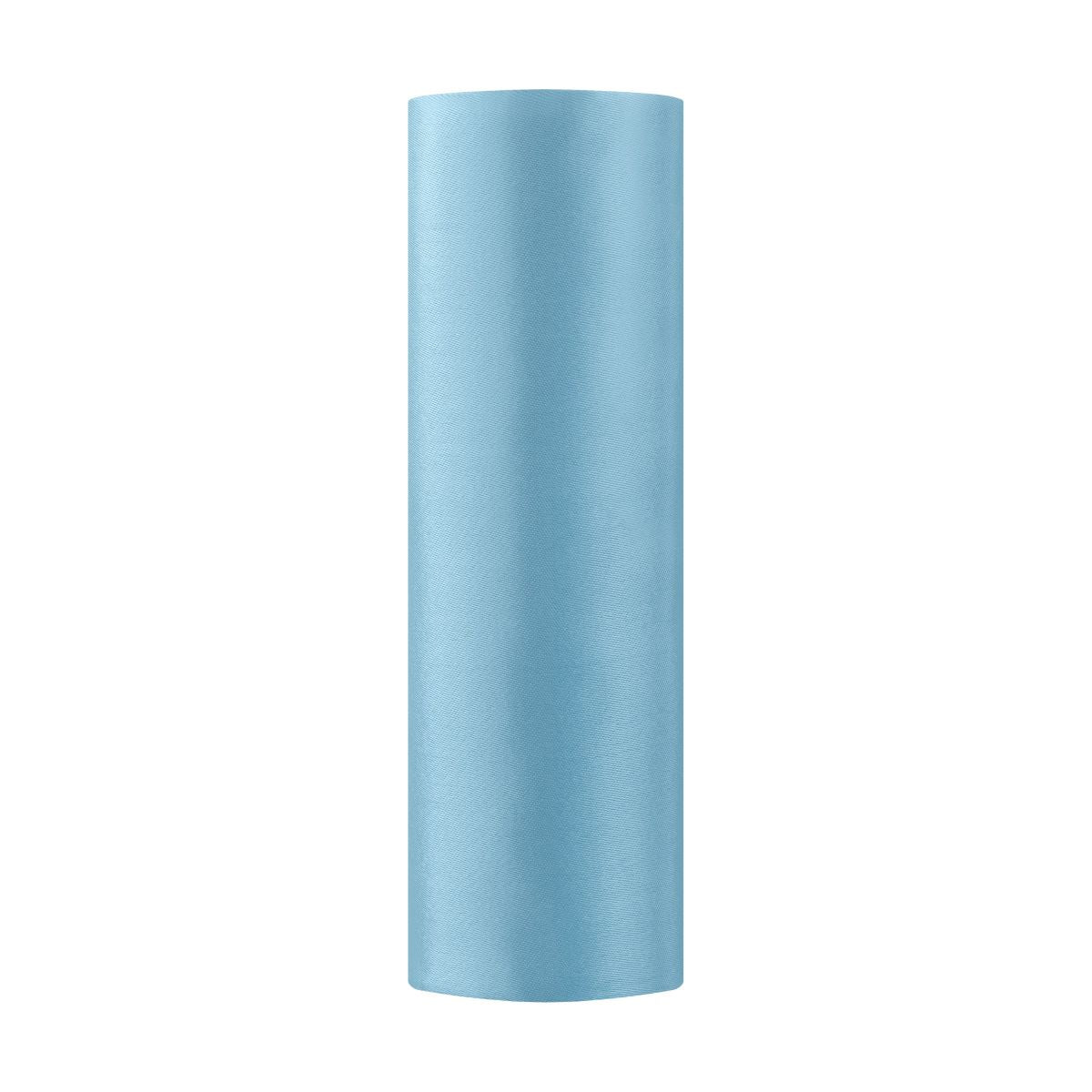 Satin Tischläufer 16 cm x 9 m türkis