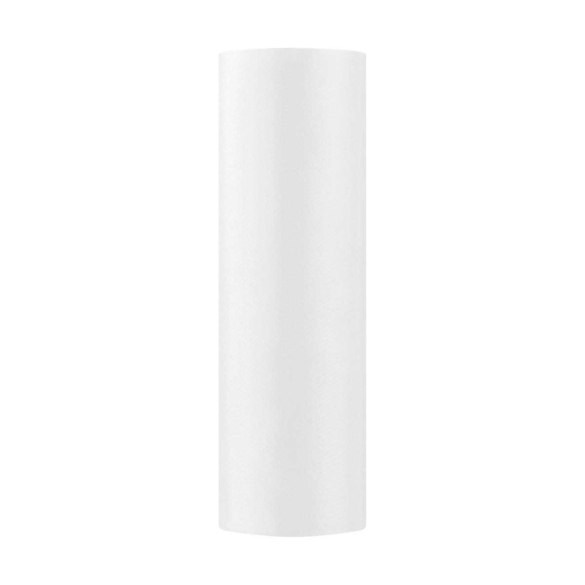 Satin Tischläufer 16 cm x 9 m weiß