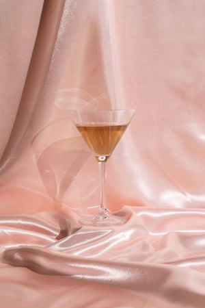 Satin Tischläufer 48 cm x 9 m pfirsich