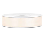 Satinband 12 mm x 25 m hellcreme