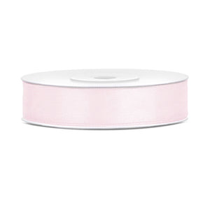 Satinband 12mm x 25 m helles Puderrosa