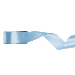Satinband 25 mm x 25 m helles nebelblau
