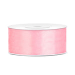 Satinband Schleifenband Geschenkband 25 mm x 25 m hellrosa