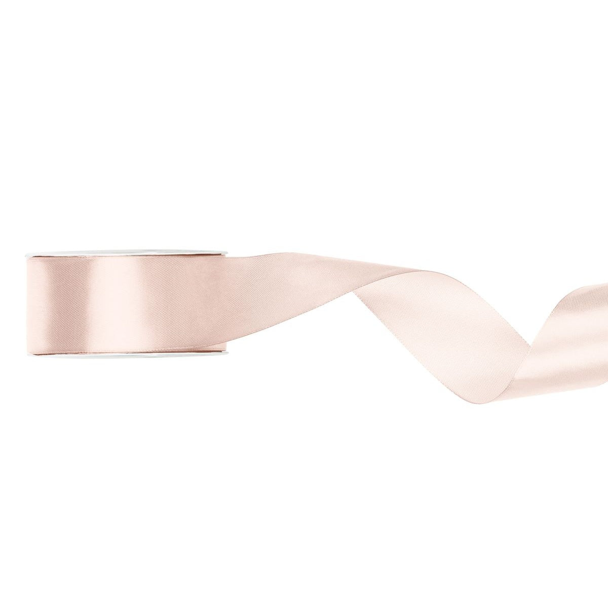 Satinband 25 mm x 25 m off-white / gebrochenes weiß