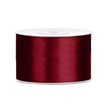 Satinband 38 mm x 25 m Bordeaux