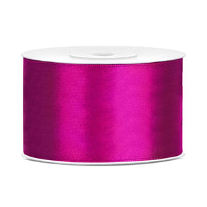 Satinband 38 mm x 25 m fuchsia