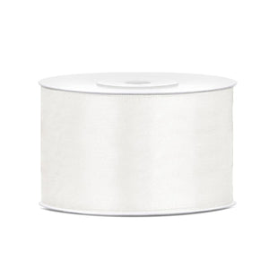 Satinband 38 mm x 25 m hellcreme