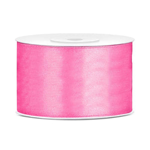 Satinband 38 mm x 25 m rosa