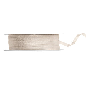 Satinband 3 mm x 50 m gebrochenes weiß Dekoband Schleifenband Geschenkband