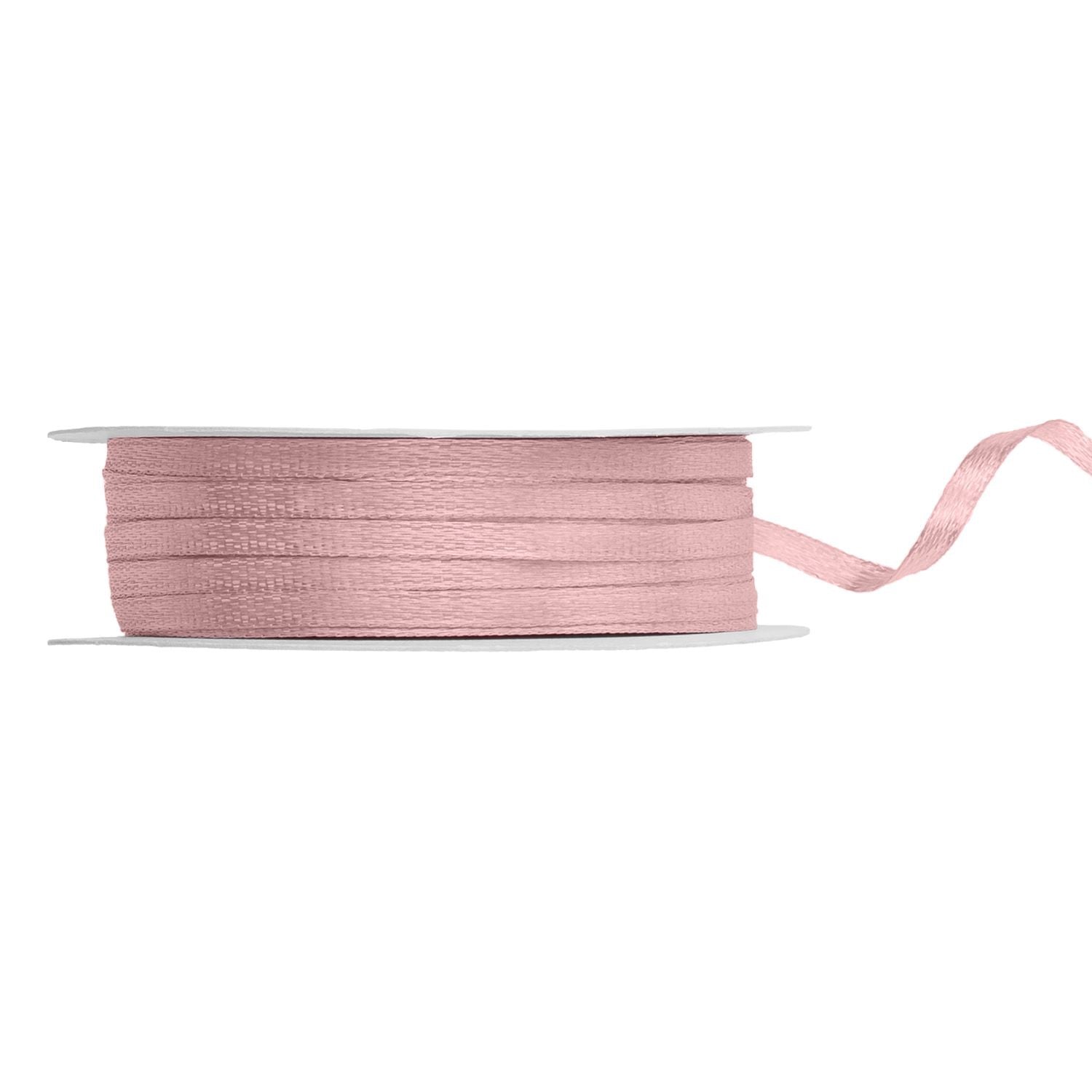 Satinband 3 mm x 50 m hellaltrosa