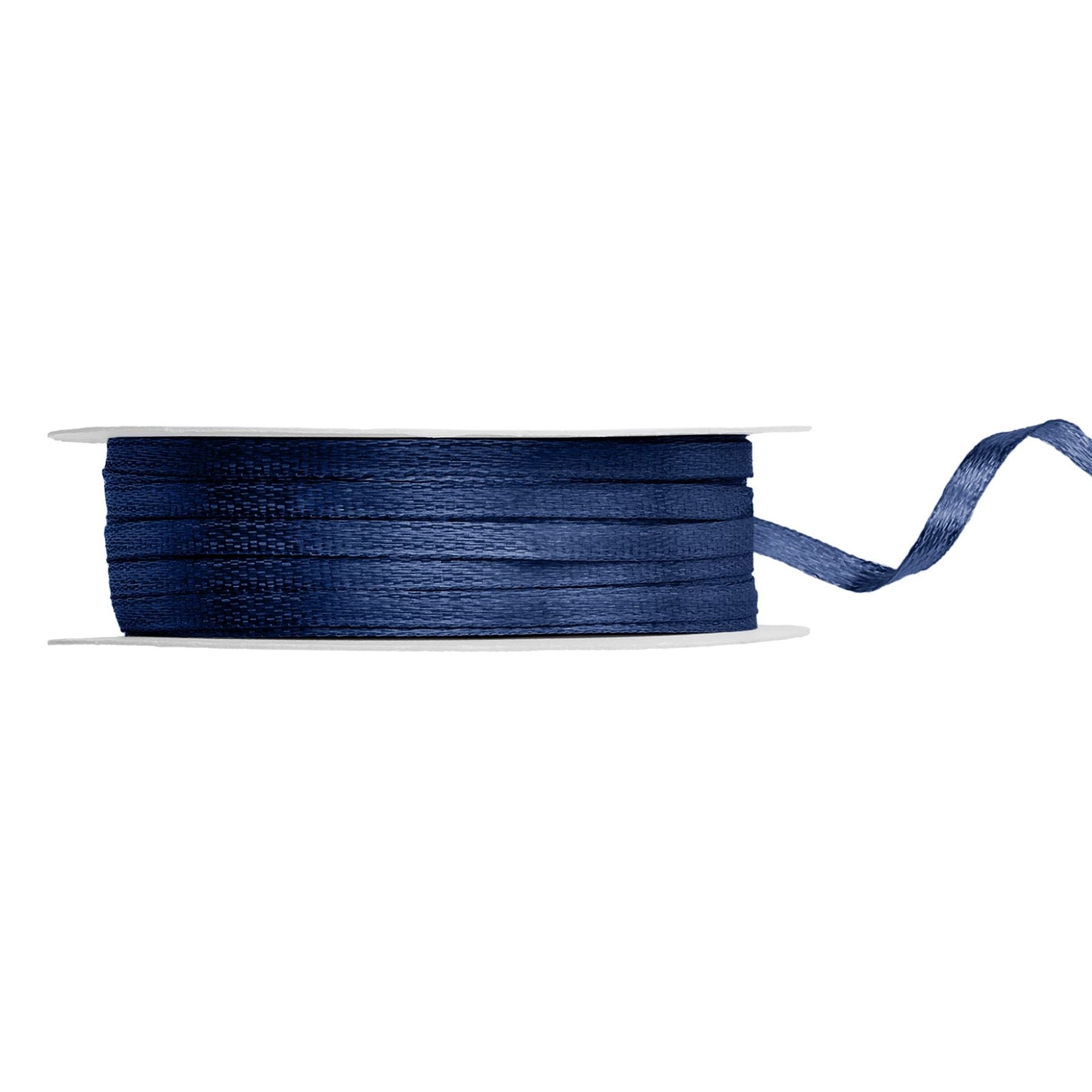 Satinband 3 mm x 50 m marineblau