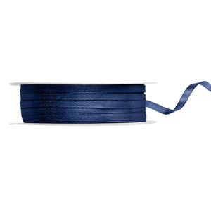 Satinband 3 mm x 50 m marineblau