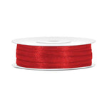 Satinband 3 mm x 50 m rot