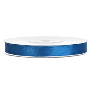Satinband 6 mm x 25 m blau