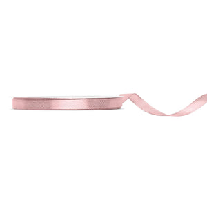 Satinband 6 mm x 25 m helles altrosa