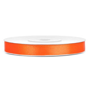 Satinband 6 mm x 25 m orange