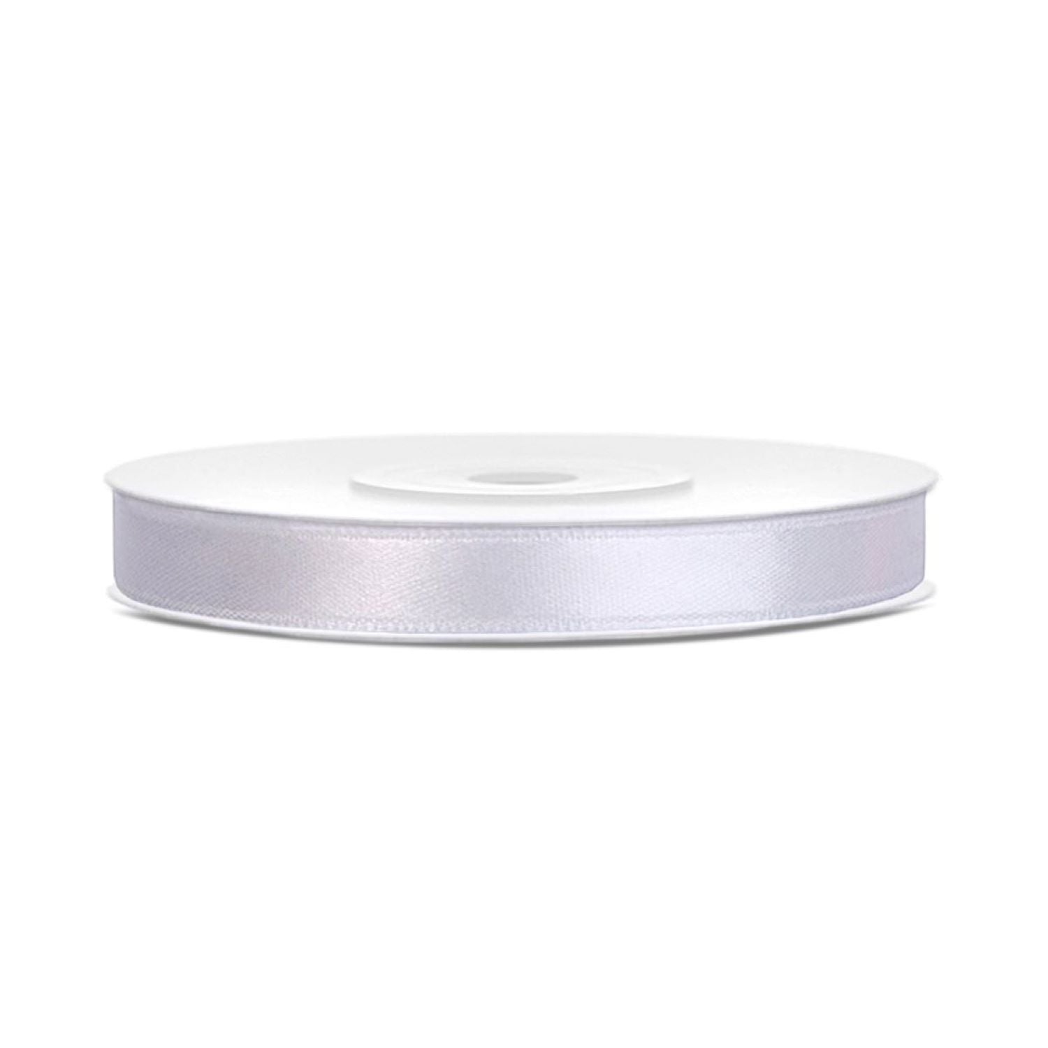 Satinband 6 mm x 25 m weiß