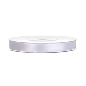 Satinband 6 mm x 25 m weiß