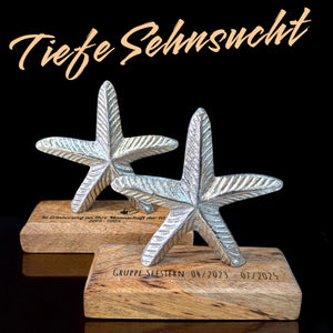 Seestern 13cm personalisierbares Geschenk