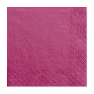 Servietten 33x33 cm 3-lagig dunkles pink