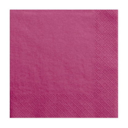 Servietten 33x33 cm 3-lagig dunkles pink