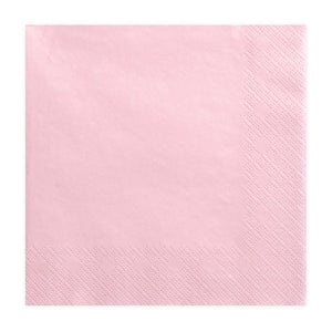 Servietten 33x33 cm 3-lagig helles rosa