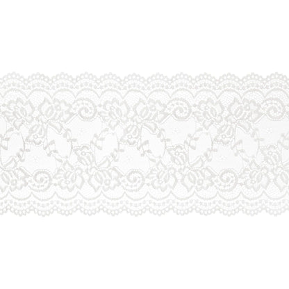 Spitzenband Tischläufer 15 cm x 9 m weiß