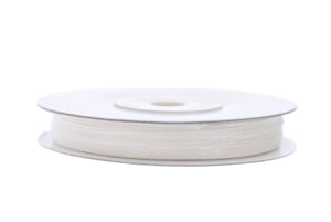 Chiffon Band 3mm x 50m weiß