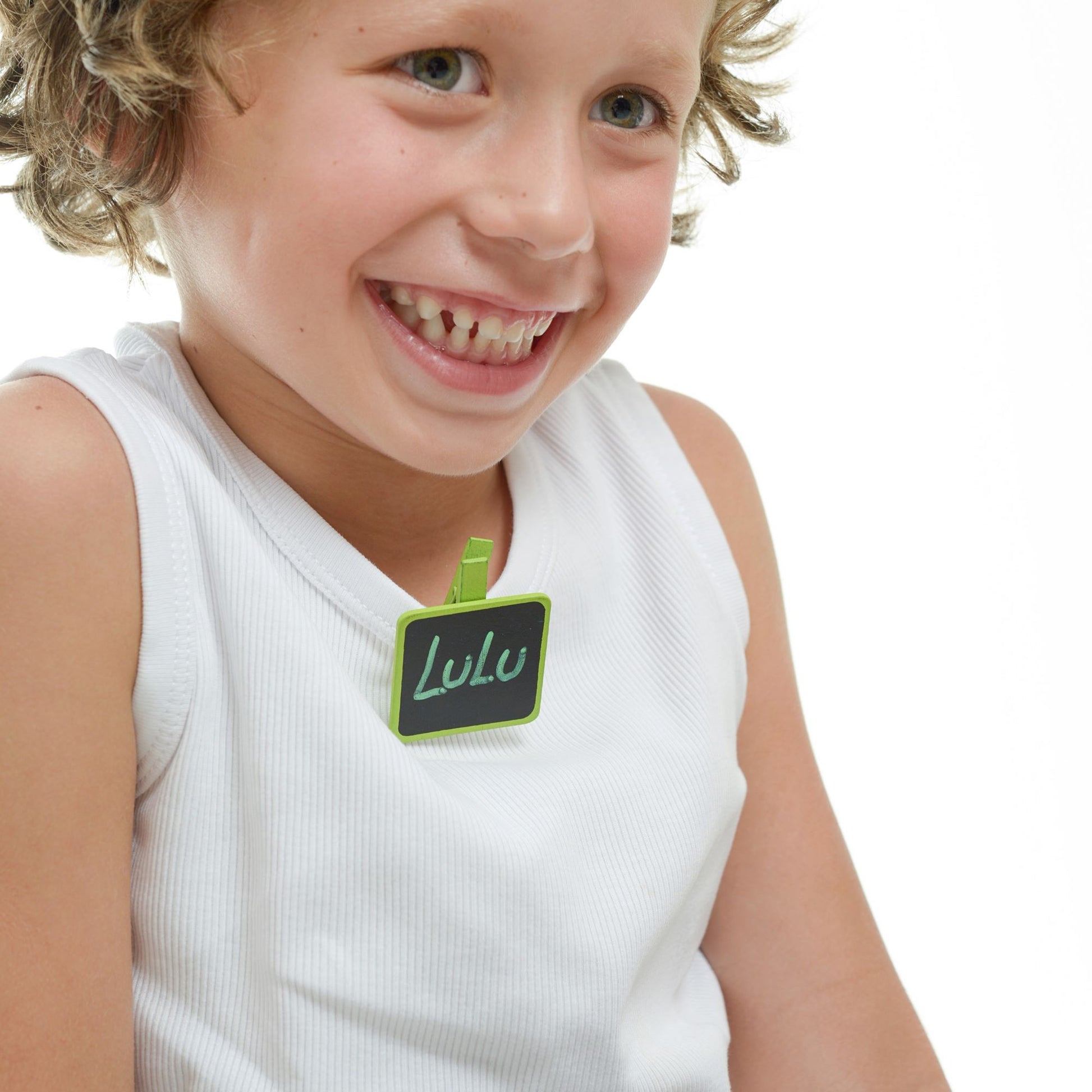 Tafeln mit Klammer 6er blau | Namensschild