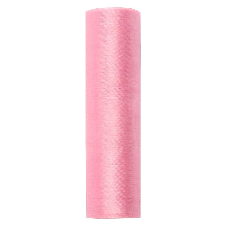 Tischläufer Organzastoff 16cm x 9m helles rosa Tischband Tischdeko