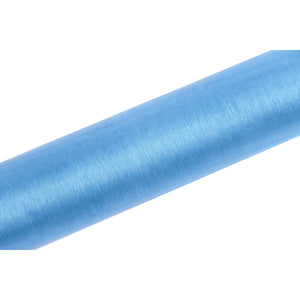 Tischläufer Organzastoff 16cm x 9m himmelblau Tischband Tischdeko
