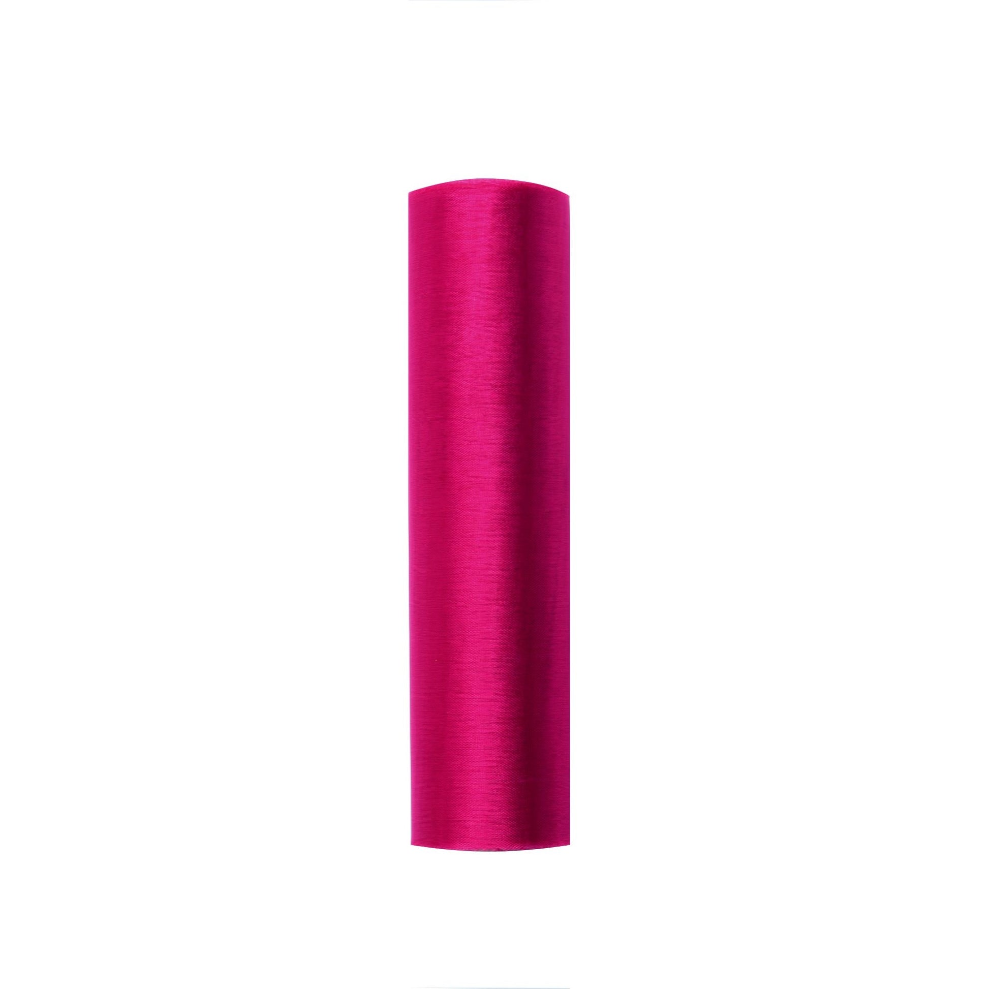 Tischläufer Organzastoff 16cm x 9m pink Tischband Tischdeko