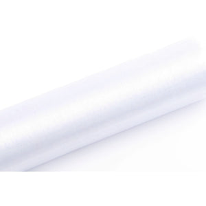 Tischläufer Organzastoff 16cm x 9m weiß Tischband Tischdeko
