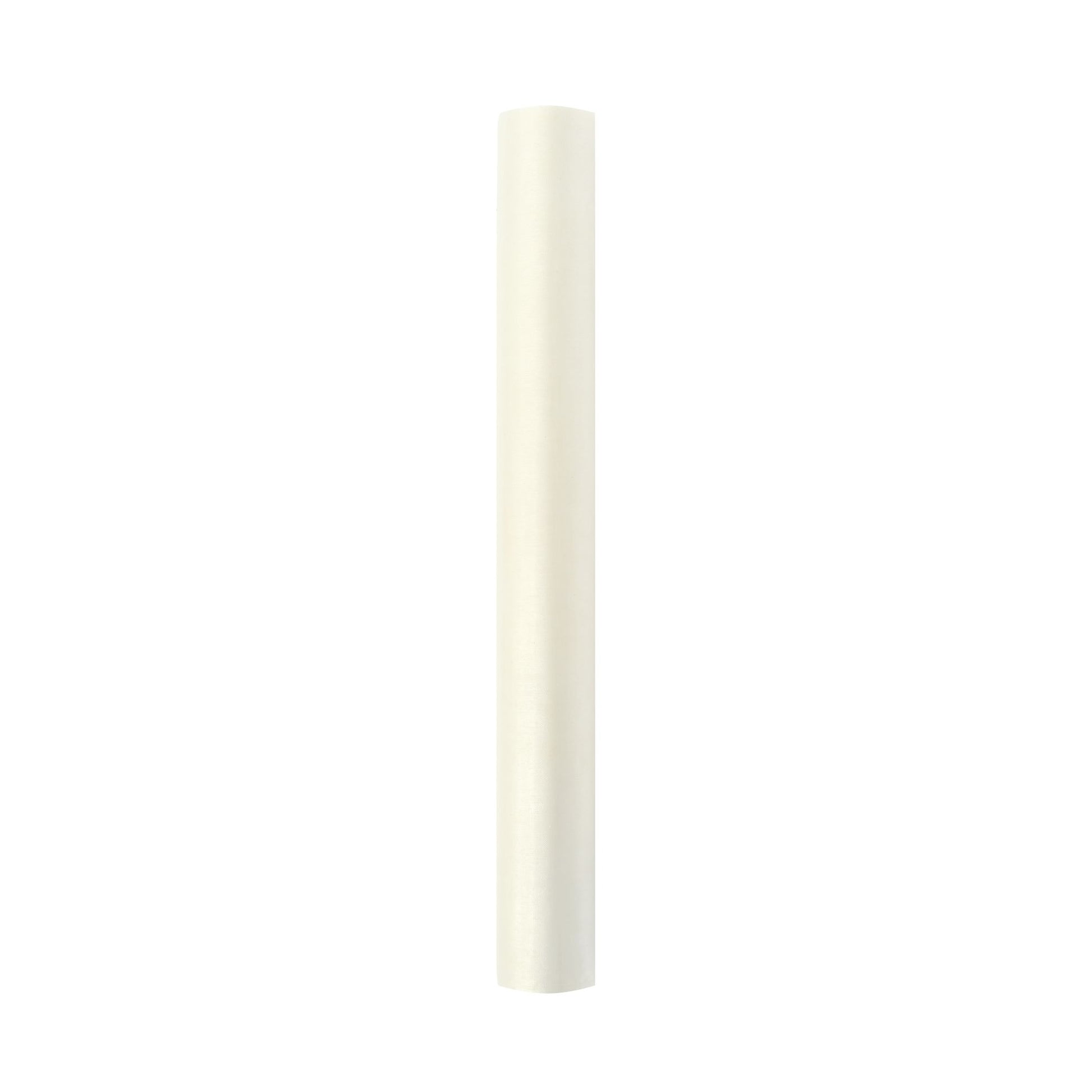 Tischläufer Organzastoff 36cm x 9m elfenbein Tischband Tischdeko