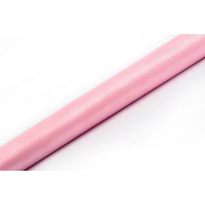 Tischläufer Organzastoff 36cm x 9m helles rosa Tischband Tischdeko