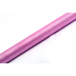 Tischläufer Organzastoff 36cm x 9m rosa Tischband Tischdeko
