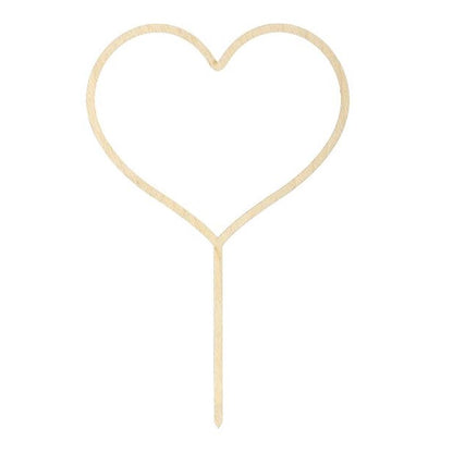 Tortendeko Herz Cake Topper aus Holz 23cm hoch